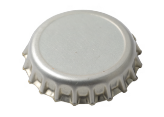 Bottle cap isolated on transparent background.