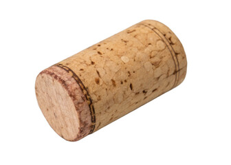 Wine cork isolated on transparent background.