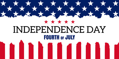 USA Independence Day banner background