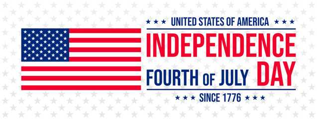 USA Independence Day banner background