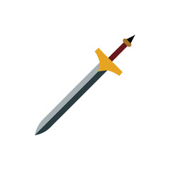sword vector art on white background