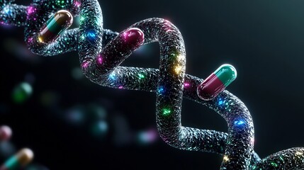 Dynamic Visualization of Drugs Binding to a Cell Receptor