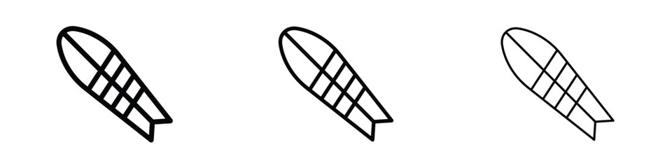 Surfing icon editable. Design template vector