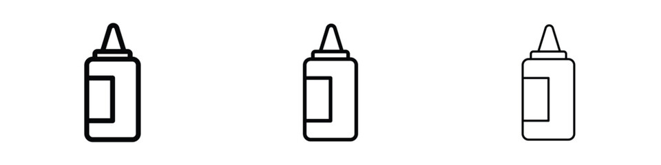 Sauce icon editable. Design template vector