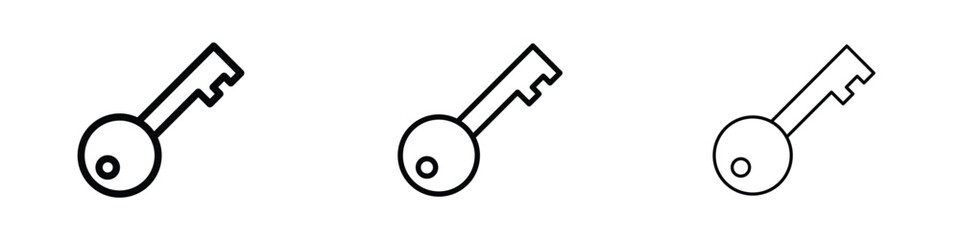 key icon editable. Design template vector