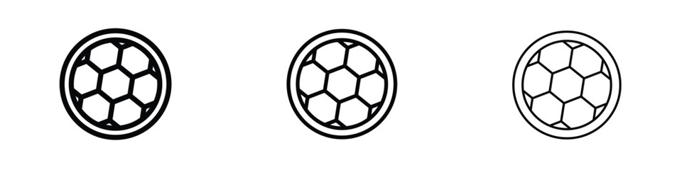 Fototapeta premium Football icon editable. Design template vector