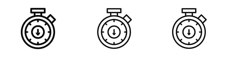 Down time icon editable. Design template vector