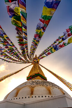 stupa in kathmandu nepal
