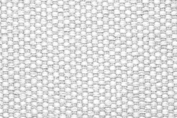 Texture of white fabric as background, top view