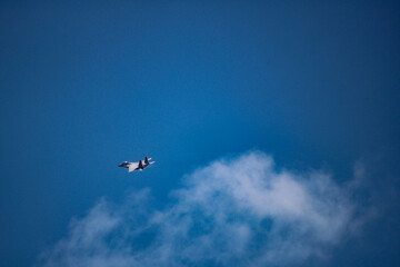 airplane in the sky