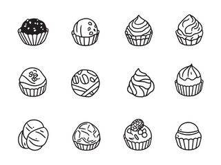 Minimalist Choco Coconut Truffles Art