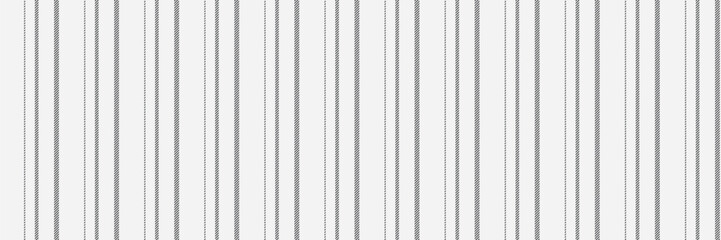 Lretty vertical textile vector, rich fabric texture seamless. Dextured pattern lines background stripe in white and grey colors.