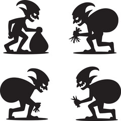 Businessmen shaking hands over a table with documents in a black and white silhouette image style