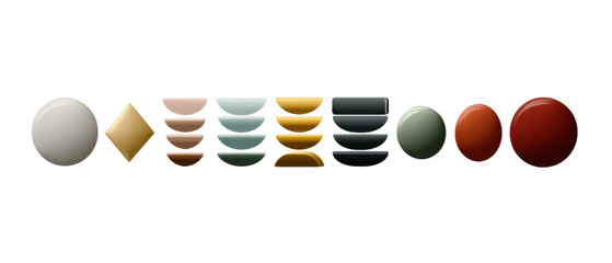 abstract background made of glossy spheres