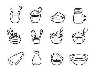 Creme Fraiche Minimalist Line Art Design