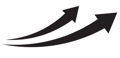 Set long black curve arrow icon png. black curve arrow icon set. long arrow icon set. Set of curved arrows isolated on white background. Curved arrows