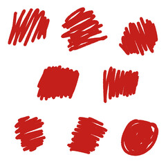 낙서와 크레파스 중요한 벡터