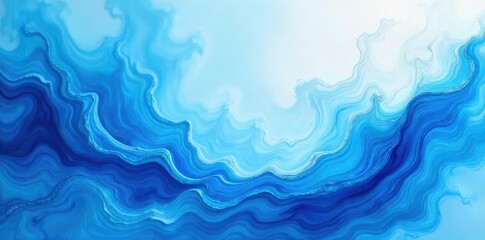 Abstract background of swirling blue and white paint, creating a mesmerizing texture Ideal for websites, presentations, and design projects needing a calming, ethereal feel , pastel blue, design