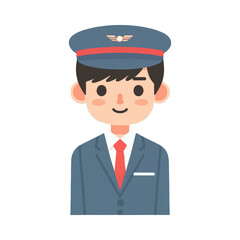 Obraz premium illustration design of a flight attendant