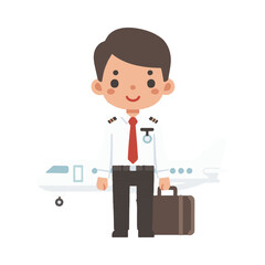 
illustration design of a flight attendant