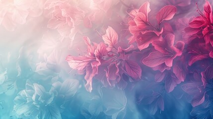 Vibrant floral backdrop