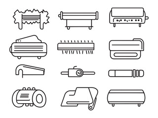 Heat Sealer Ultra Minimalist 2D Line Art