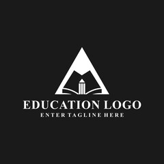 education design logo,icon,symbol,generic book logo,illustration,university,school,success,tech,study,student,linear,template,outline,company,marketing,brand,internet