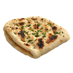Naan sandwich isolated on transparent background