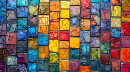 Vibrant mosaic tile pattern (1)