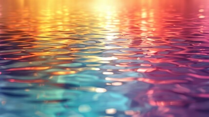 Vibrant water reflections