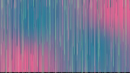 Flowing vertical neon lines in pink, blue, and green tones. Smooth and elegant loop animation for digital backgrounds, technology visuals, or futuristic design projects - Powered by Adobe