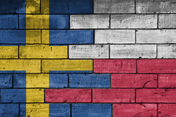 Colourful Painted Big National Flag