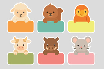 Arctic Animal Sticker Pack – Penguin, Polar Bear, Seal, Walrus, Arctic Fox, Reindeer