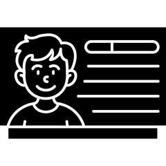Customer Card Vector Icon