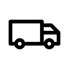 Transportation Icon Truck. Ideal for cargo, logistics, delivery, or heavy transport.