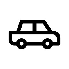 Transportation Icon Car. Represents personal travel, urban mobility, or vehicle concepts.