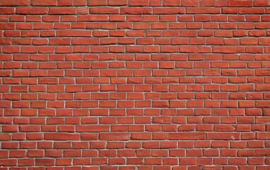 Red brick texture forming a seamless background, ideal for construction and architecture related projects