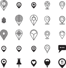 Creative Location Pin Icons