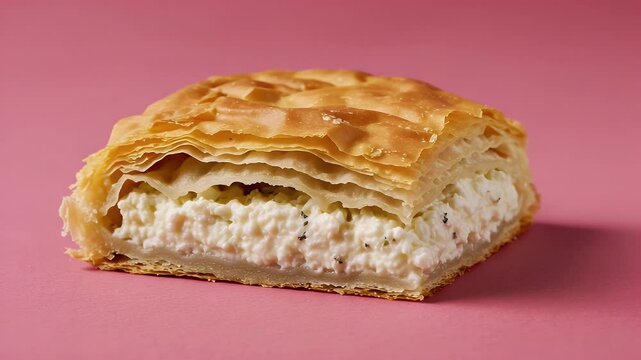 Cheese burek pastry flaky baked treat