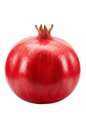 Illustration of Fresh Red Pomegranate Fruit Isolated on Transparent Background