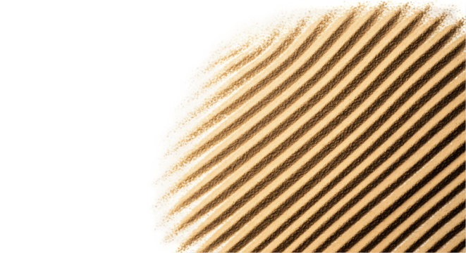 Abstract Sand Texture with Parallel Ridges on Black Background Top View Desert Sand Pattern for Graphic Design
