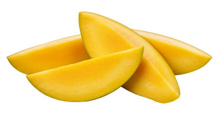 Isolated Background Pile of Fresh Mango Fruit Tropical Sweetness