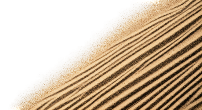 Abstract Sand Dune Texture with Diagonal Lines and Black Background for Design Elements and Compositing Work