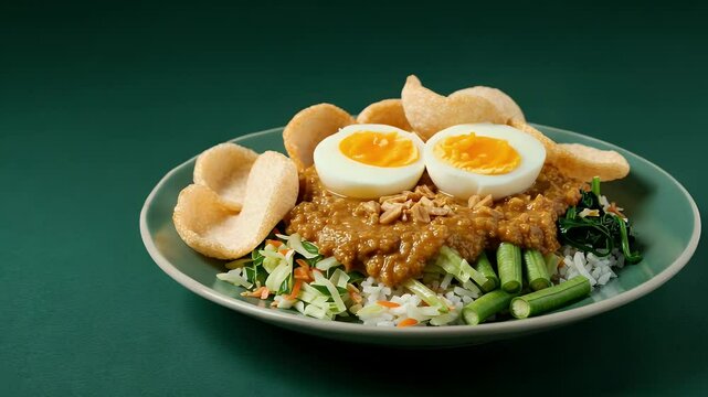 Gado-Gado Indonesian Salad with Peanut Sauce