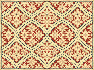 Farblic carpet luxury seamless vintage pattern