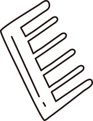 Comb Hand Drawn Doodle

