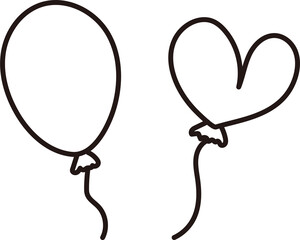 Balloon Hand Drawn Doodle


