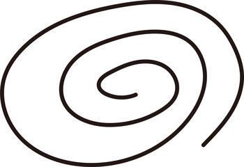 Swirl Pattern Hand Drawn Doodle

