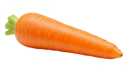 Isolated Background of Fresh Orange Carrot Healthy Ingredient Nutrition