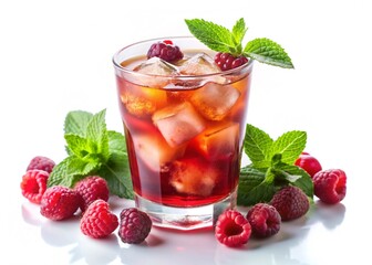 Raspberry Iced Tea – Iced tea infused with sweet raspberry syrup.